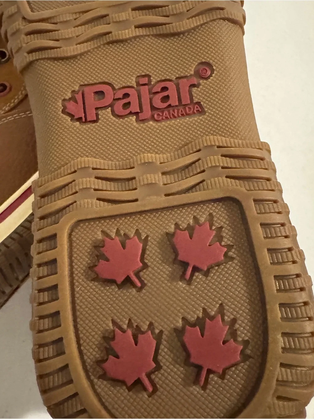 Pajar Canada Waterproof SNOW Brown Leather Boots WATERPROOF Size 10-10.5 (43)